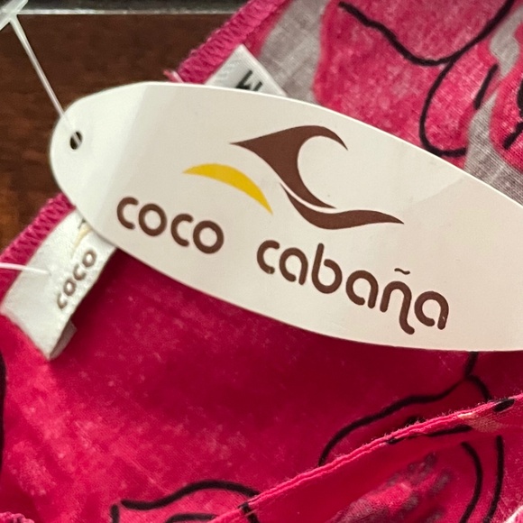 NWT coco cabana cotton coverup one size - Picture 3 of 5